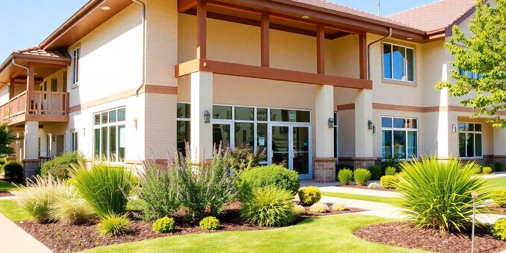 Cornerstone at Milford assisted living building exterior.